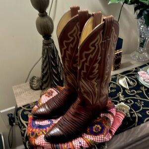 Women’s Justin Lizard Cowboy Boots